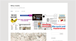 Desktop Screenshot of milucmedia.nl